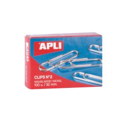 CLIPS DE NIQUEL Nº 2, 32MM...