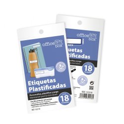 ETIQUETAS PLASTIFICADAS 7*15CM
