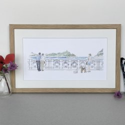 LAMINA CON MARCO LA CONCHA...