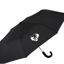 PARAGUAS PLEGABLE NEGRO Y...