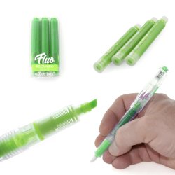 FLUO MARCADOR VERDE OFFICE BOX