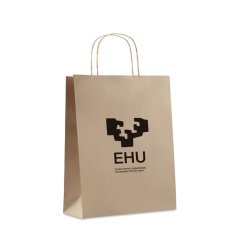 BOLSA PAPEL KRAFT MEDIANA,...