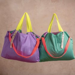 BOLSA ISLETA VERDE-LILA...